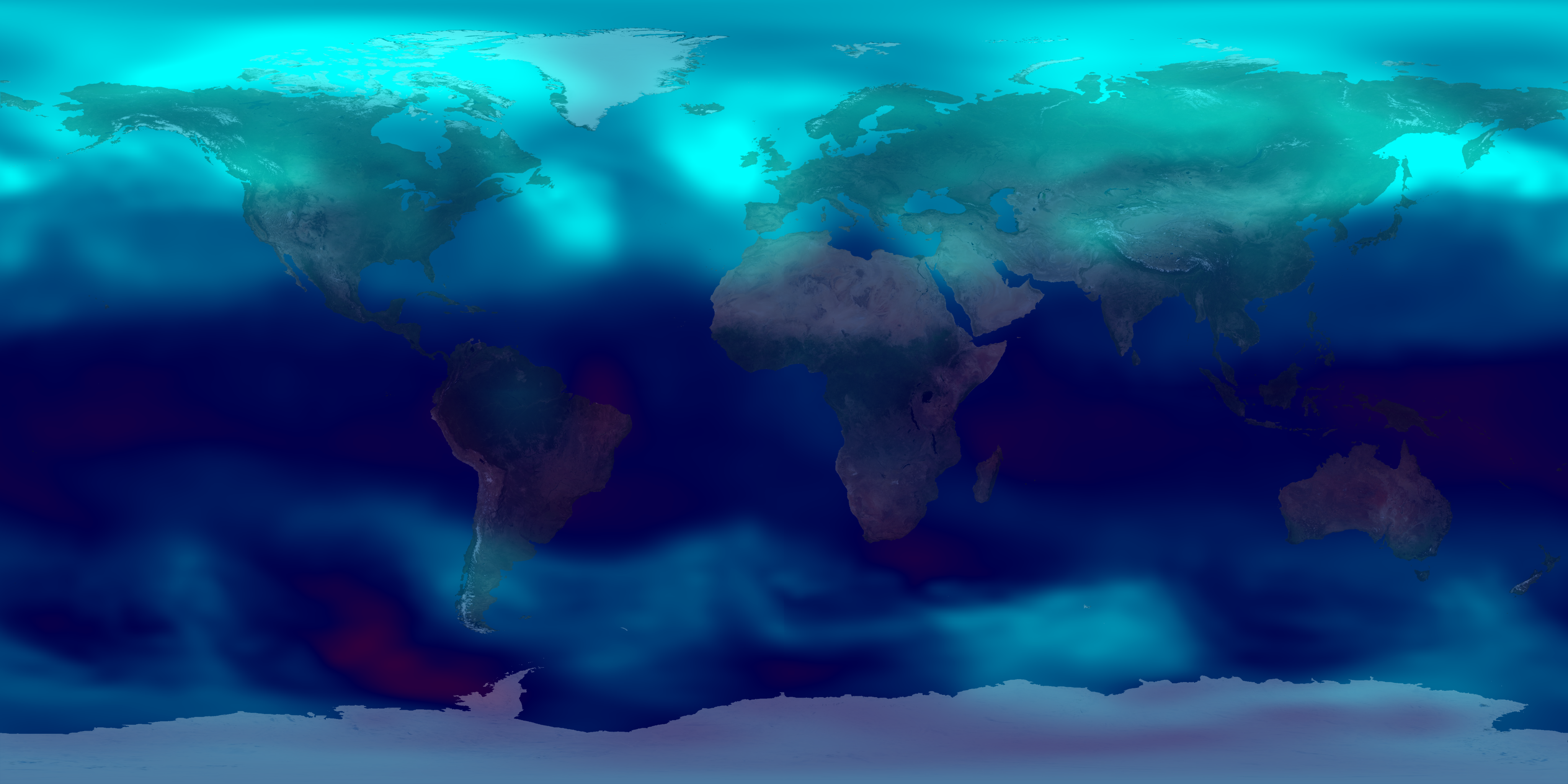 World Wide Daily Ozone Map